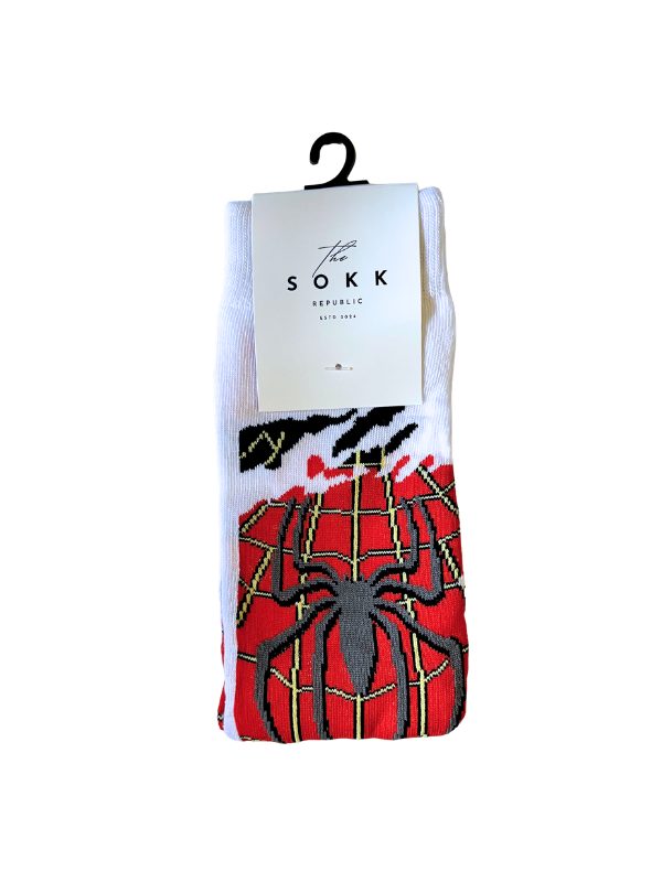 Red Web Hero Socks