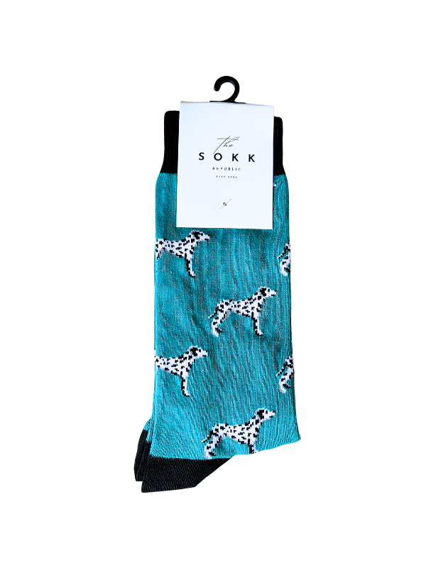Blue Dog Socks