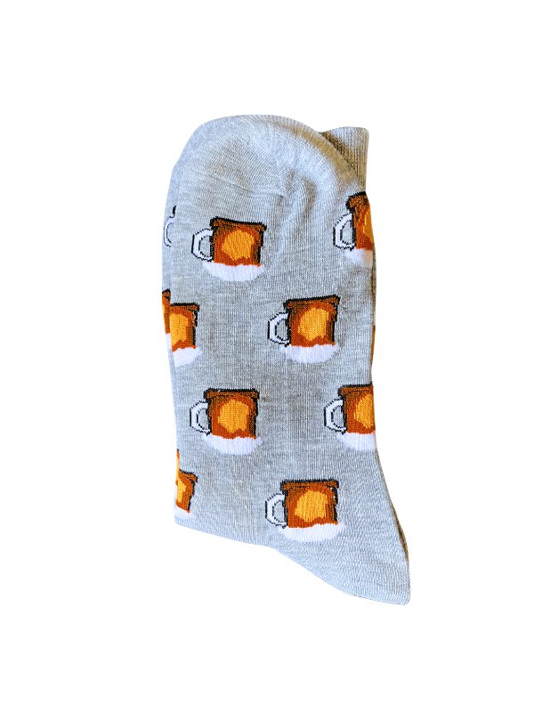 Grey Beer Mug Socks - Image 3